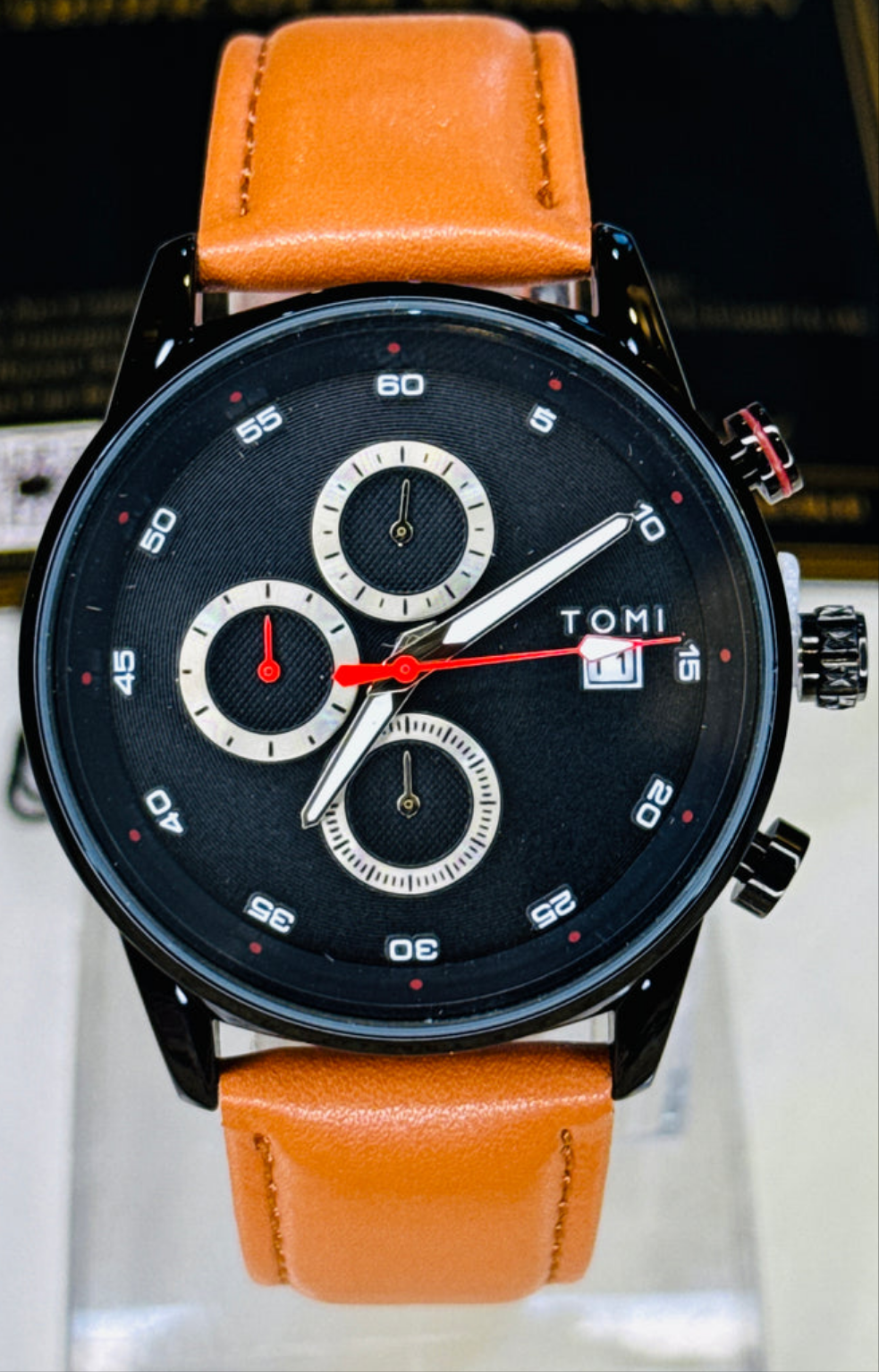 Tomi S6C Brown Gift Set Watch