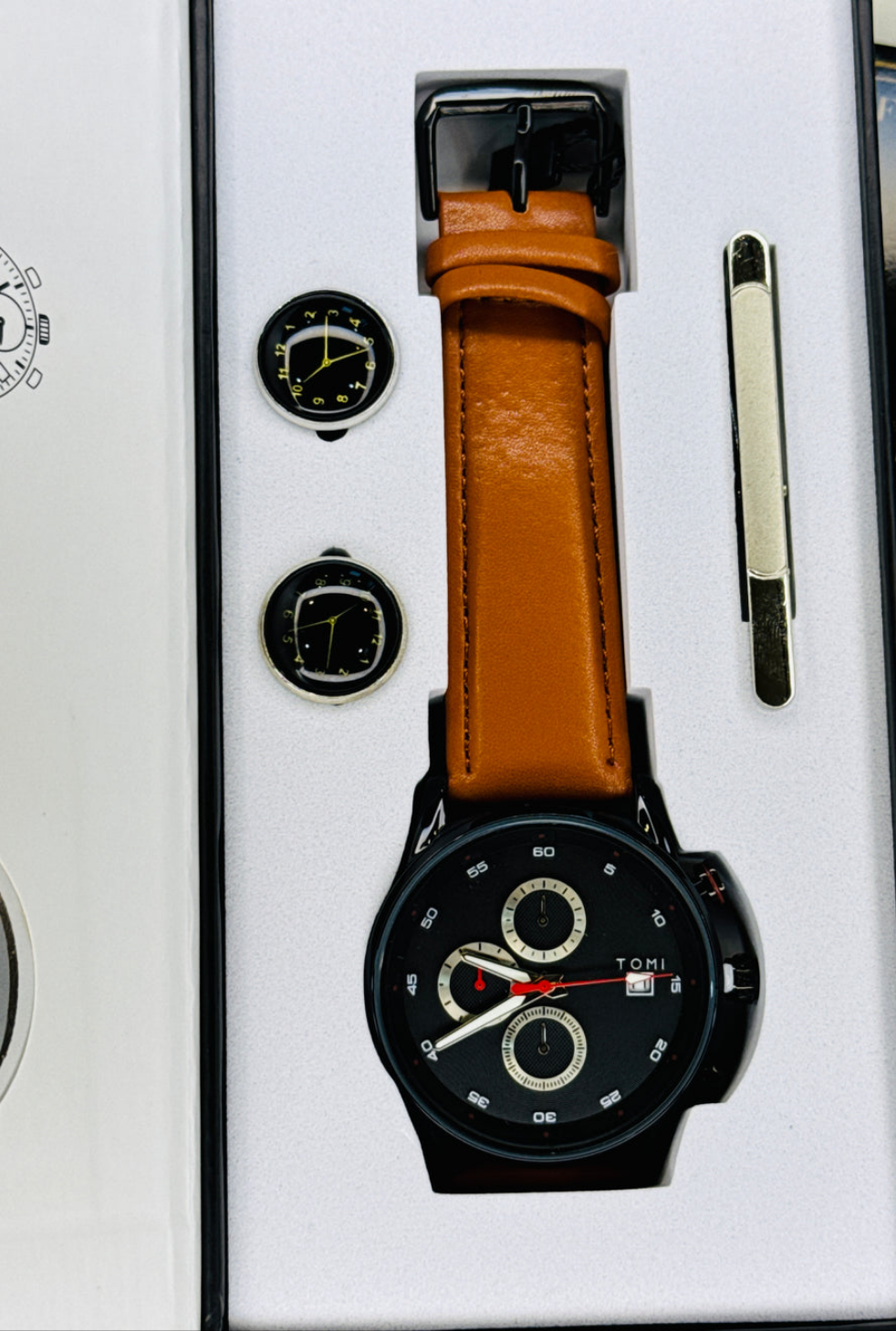 Tomi S6C Brown Gift Set Watch