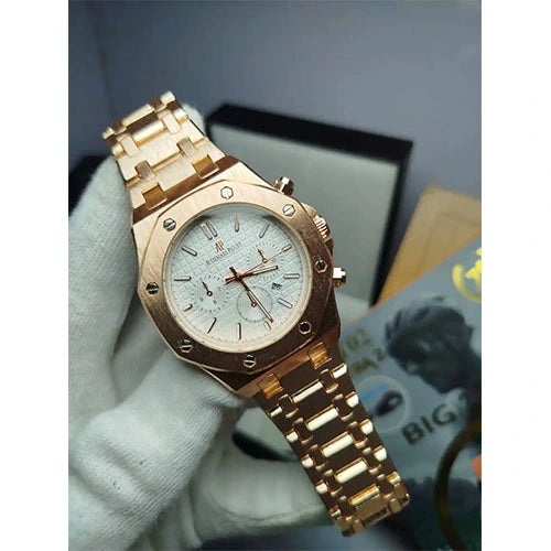 Audemars Piguet Triple Dial Chronograph Watch
