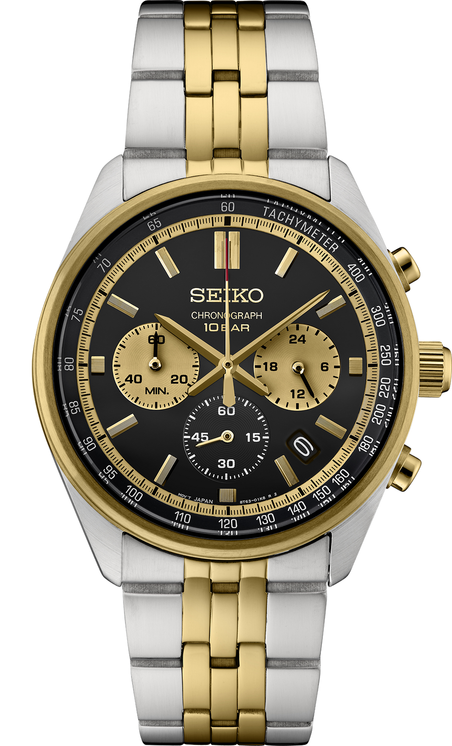 Seiko Men’s Chronograph Classic Two-Tone Gold