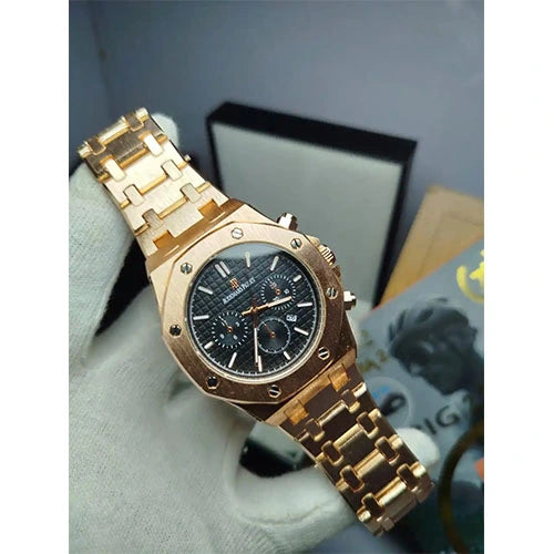 Audemars Piguet Triple Dial Chronograph Watch