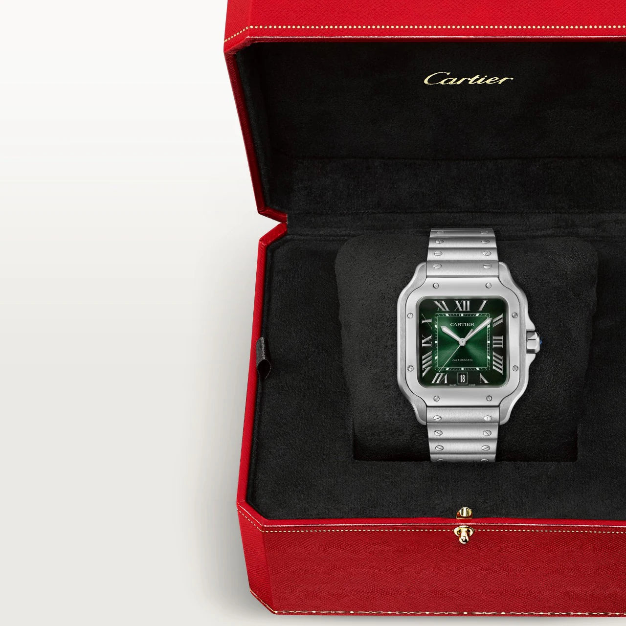Santos de Cartier Graduated Green