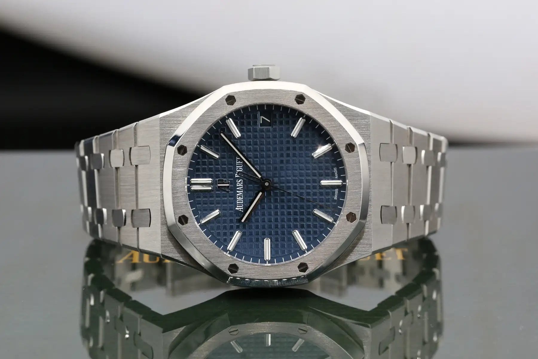 Royal Oak Blue Dial 15500