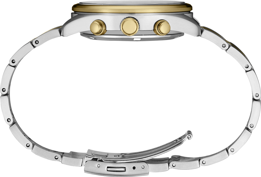 Seiko Men’s Chronograph Classic Two-Tone Gold