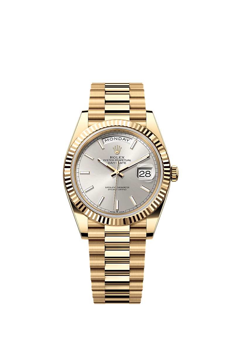 Day-Date Silver Crest