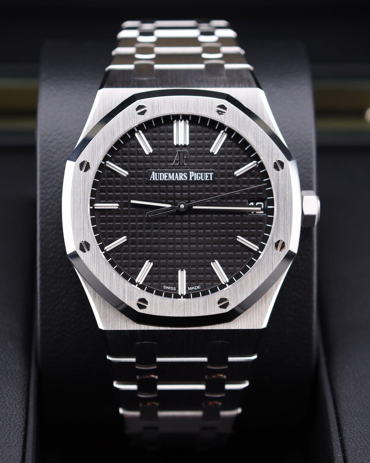 Royal Oak Black Dial 15500