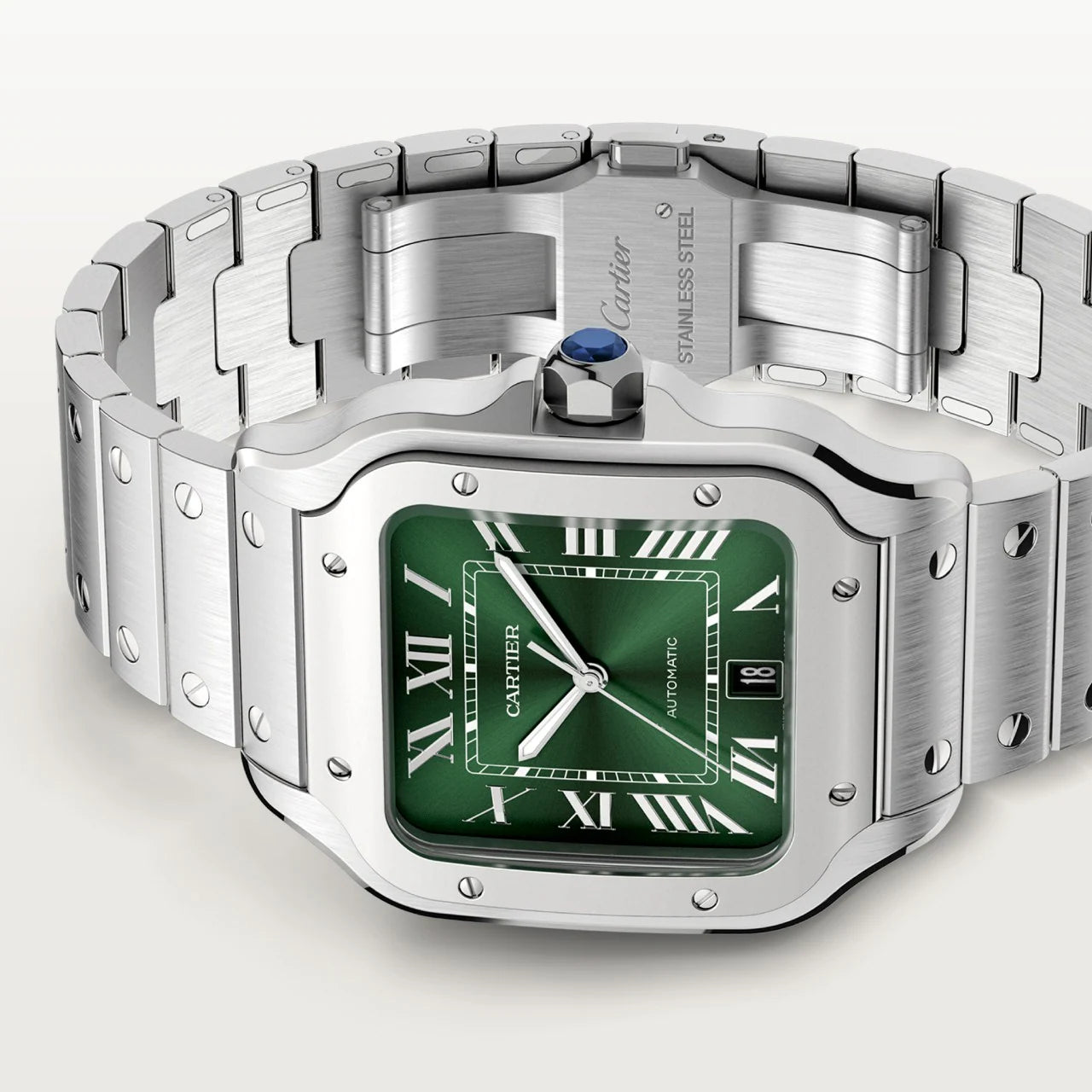 Santos de Cartier Graduated Green