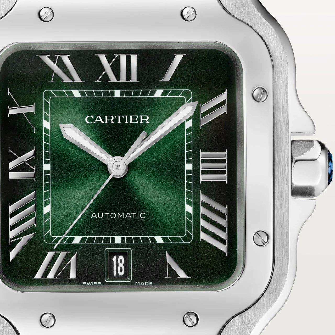 Santos de Cartier Graduated Green