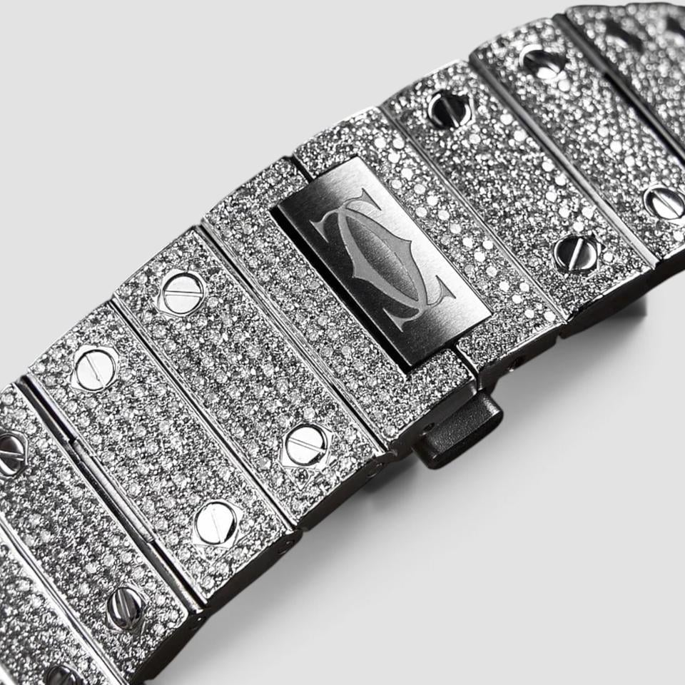 Santos de Cartier Custom Diamond-Set